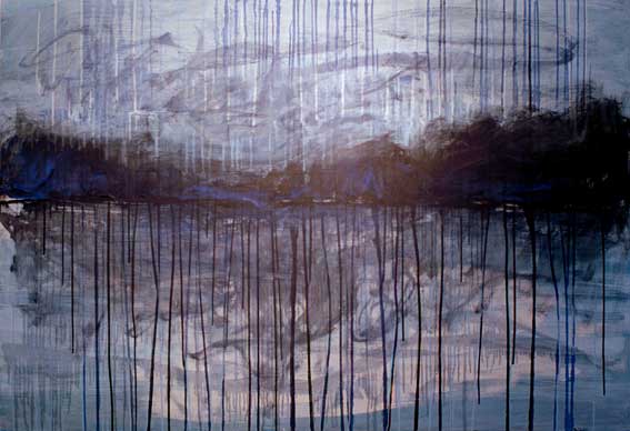 horizon, oil on canvas